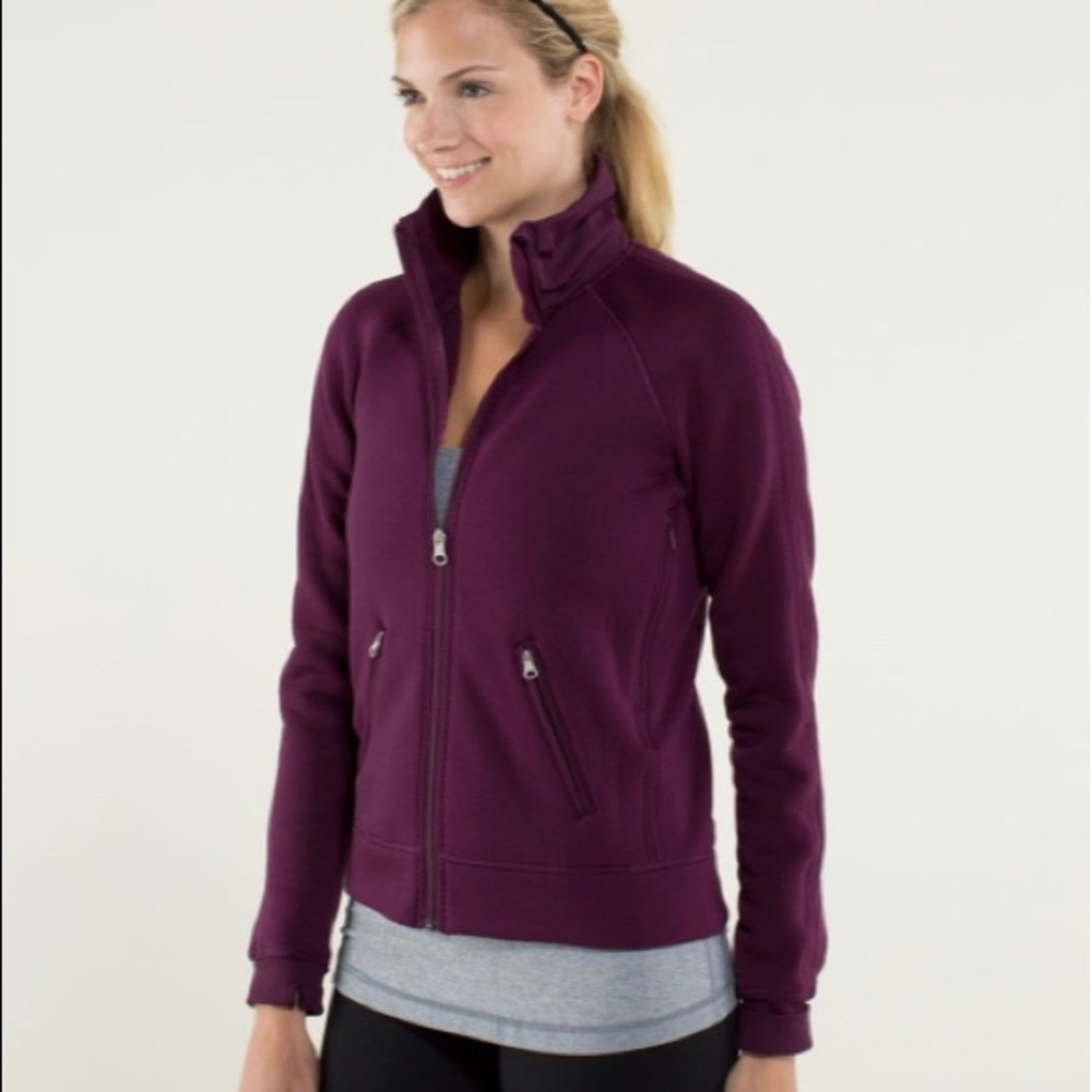 Lululemon Keep It Cozy Jacket Plum